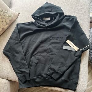 Fear of God Essentials Pullover Hoodie 'Stretch Limo'.